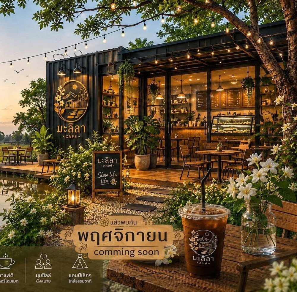 MA-LI-LA Cafe มะลิลา คาเฟ่ สุพรรณบุรี - เราไม่ได้สร้างคาเฟ่ที่ใหญ่ที่สุด แค่อยากสร้างสถานที่ที่ทำให้คุณรู้สึกดี