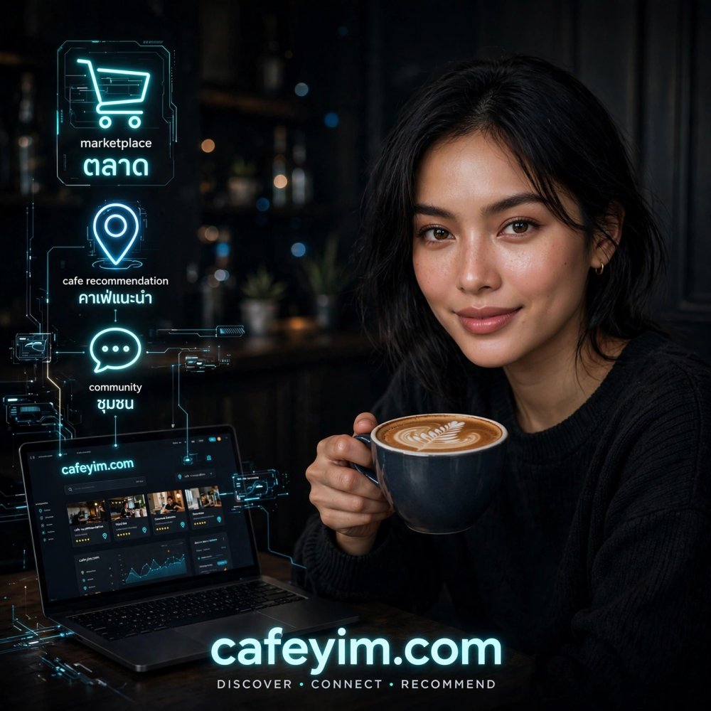 ยินดีต้อนรับสู่ cafeyim.com - สังคมของคนรักกาแฟ ที่ใหญ่และเป็นมิตรที่สุด!