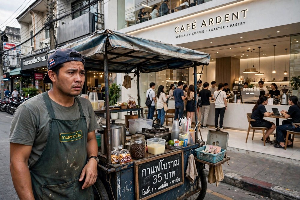 'กาแฟทุนจีน' ป่วนตลาดไทย ทุ่มราคาต่ำจนโครงสร้างพัง SMEs เสี่ยงล้มทั้งระบบ