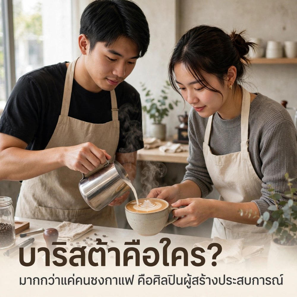 บาริสต้าคือใคร? มากกว่าแค่คนชงกาแฟ คือศิลปินผู้สร้างประสบการณ์