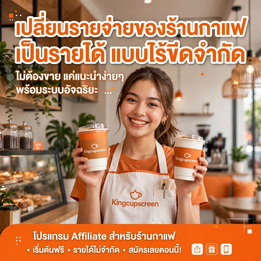สร้างรายได้ จากระบบนายหน้าแก้วสกรีน kingcupscreen